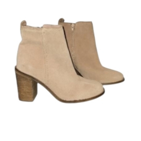 Seychelles Shoes - Seychelles Genuine Leather Upper Suede Tan Brown Ankle Boot Bootie Shoe Women 9